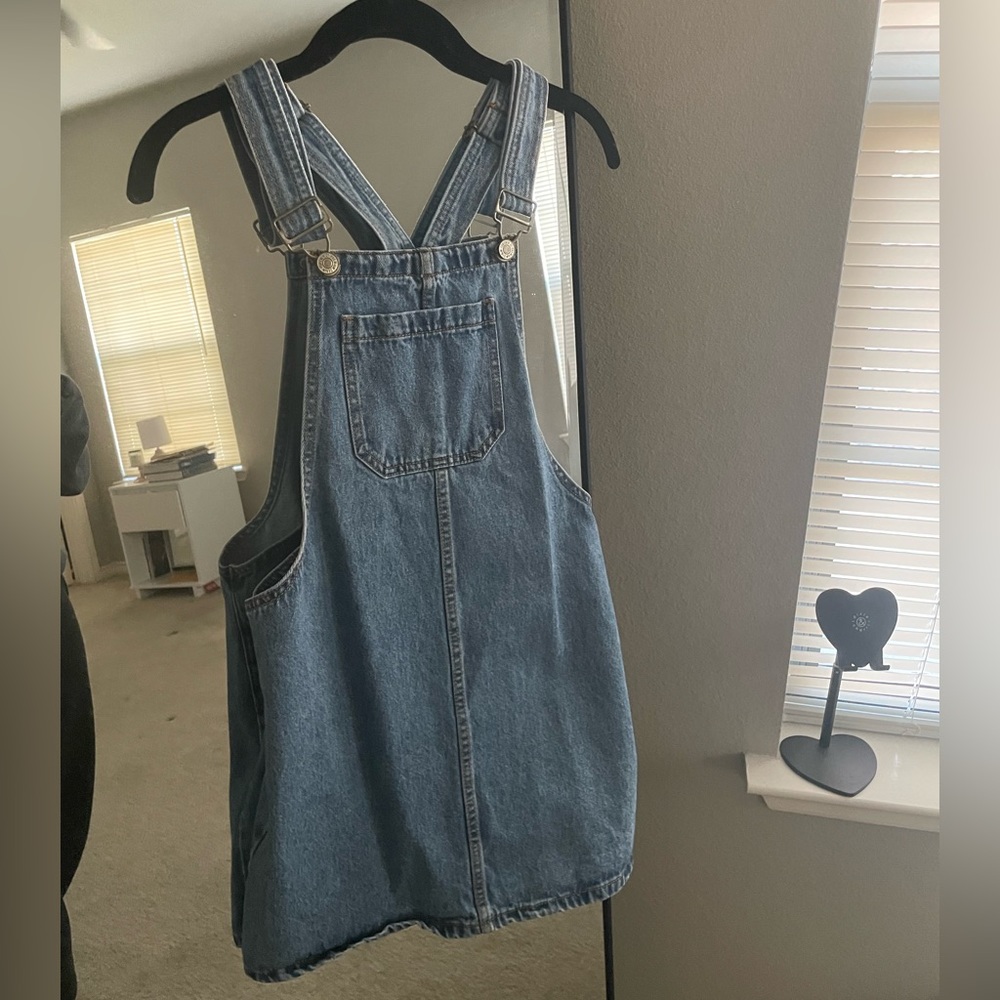 Forever 21 Small Denim Overall Dress